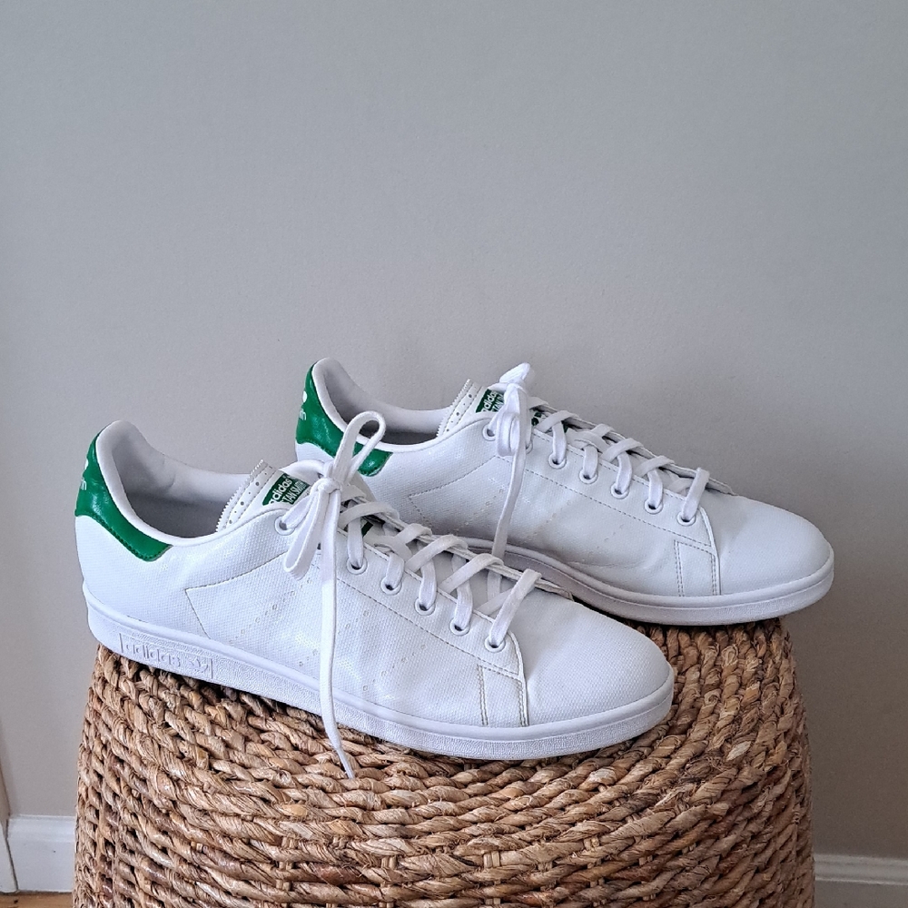 Adidas Mens Stan Smith‎ Golf Limited Edition White Leather Golf Sneakers S-14